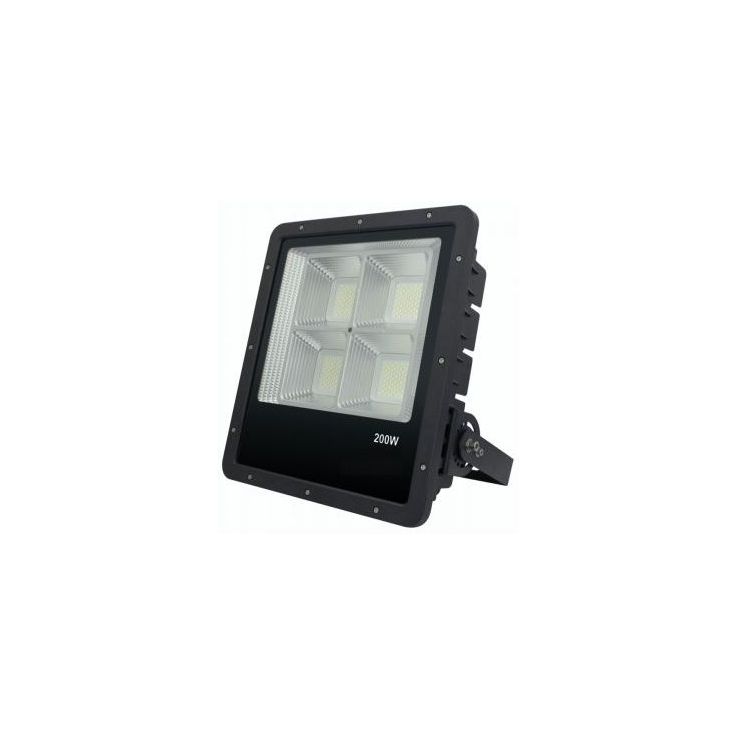 LED-valonheitin FTLIGHT Work Platinum, 200W, 4500K, 409x372x104mm, musta