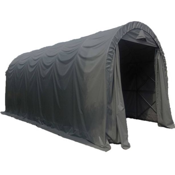 Pressutalli Prohall, 3,5x7,5m, 500g/m2, harmaa