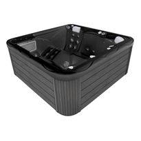 Ulkoporeallas Wellis Pluto Midnight, 5 hlöä, 42 suutinta, tummanharmaa/musta
