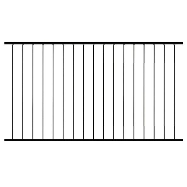 Aitaelementti Green Land Garden, 180x100cm, musta, alumiini