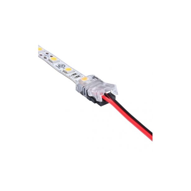 LED-nauhaliitin FTLight Pro, 10mm, IP20, nauha/johto, 5kpl/pss