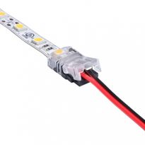 LED-nauhaliitin FTLIGHT Pro, 10mm, IP65, nauha/johto, 5kpl/pss