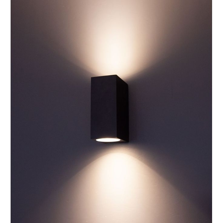 LED-seinävalaisin FTLIGHT Diva, GU10, IP44, musta