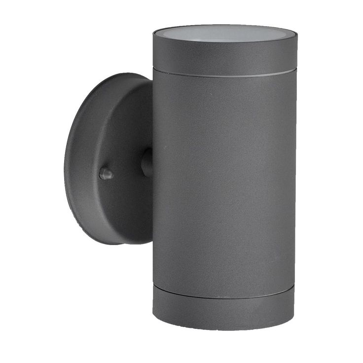Seinävalaisin LED Energie XL, GU10, 2x35W, IP43, tummanharmaa