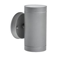 Seinävalaisin LED Energie XL, GU10, 2x35W, IP43, vaaleanharmaa