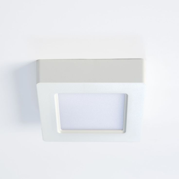 Alasvalo FTLight Luce, 6W, 450lm, 3000K/4000K, IP43/IP20, himmennettävä, neliö