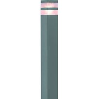 LED-pollarivalaisin LED Energie Haag, E27 40W, 800mm, harmaa