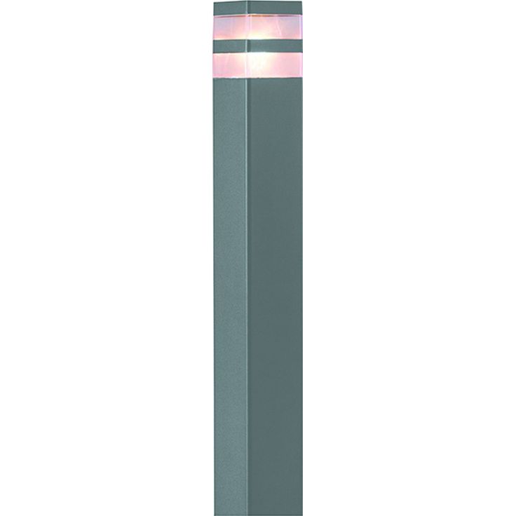 LED-pollarivalaisin LED Energie Haag, E27 40W, 800mm, harmaa