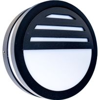 Seinävalaisin LED Energie Ø141x56mm ritilä GX53 max. 9W musta