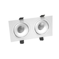 LED-kohdevalaisin FTLIGHT QSPOT, 2x5W, IP44, himmennettävä, valkoinen, eri vaihtoehtoja