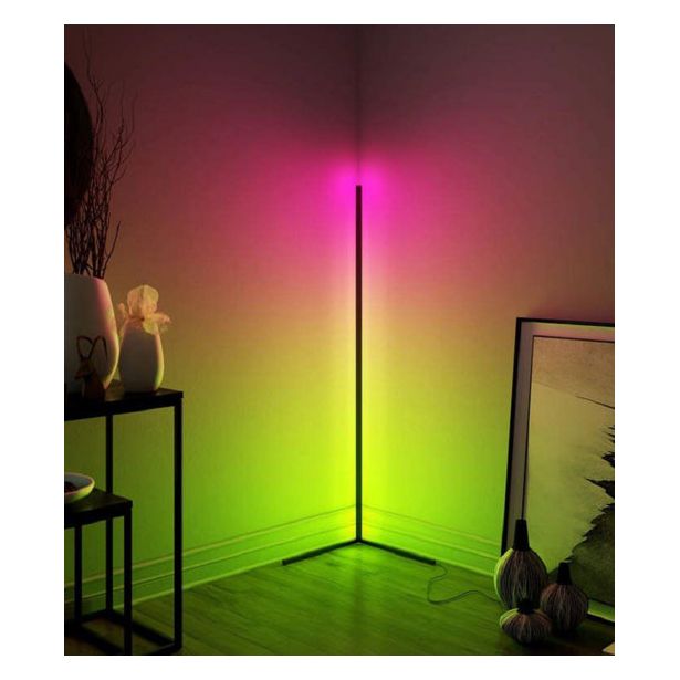 Lattiavalaisin LED Energie 142.5cm RGB+WW 12W 500lm kulmamalli