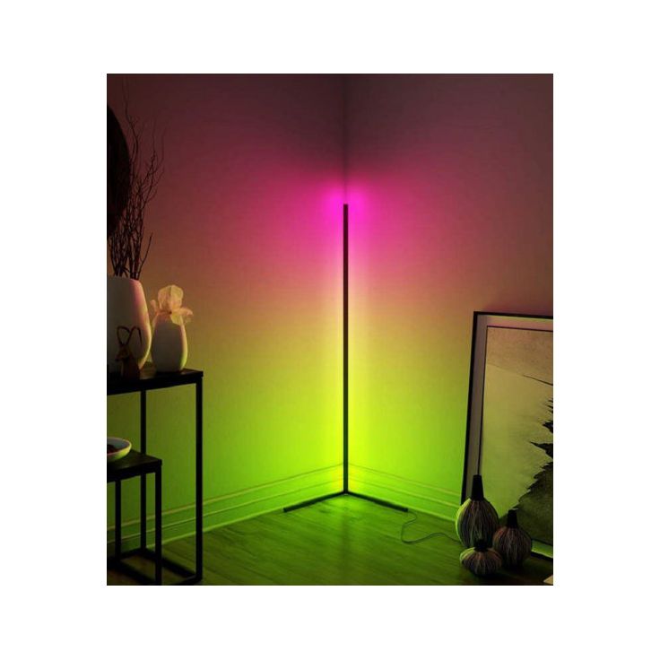 Lattiavalaisin LED Energie 142.5cm RGB+WW 12W 500lm kulmamalli