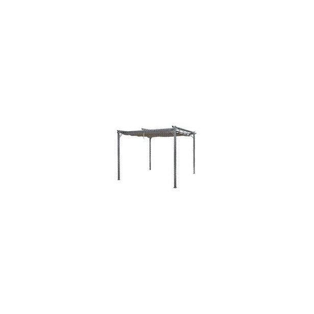 Pergola Mag-Pro Garden 3x4m kangaskatolla teräs