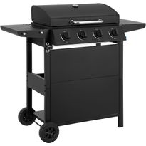 Kaasugrilli Dose Barbeque, 4 poltinta, musta