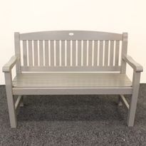 Puutarhapenkki Eden Wood Kattvik, 2-istuttava, leveys 130cm