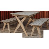 Pöytäsetti EcoFurn Granny mänty