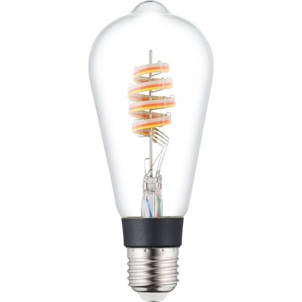 LED-polttimo EGLO connect.z RGB E27 ST64 4.9W kirkas