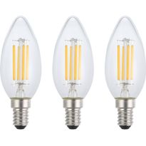 LED-polttimo Eglo E14 C35 4W 2700K 470lm kirkas, 3kpl/pkt