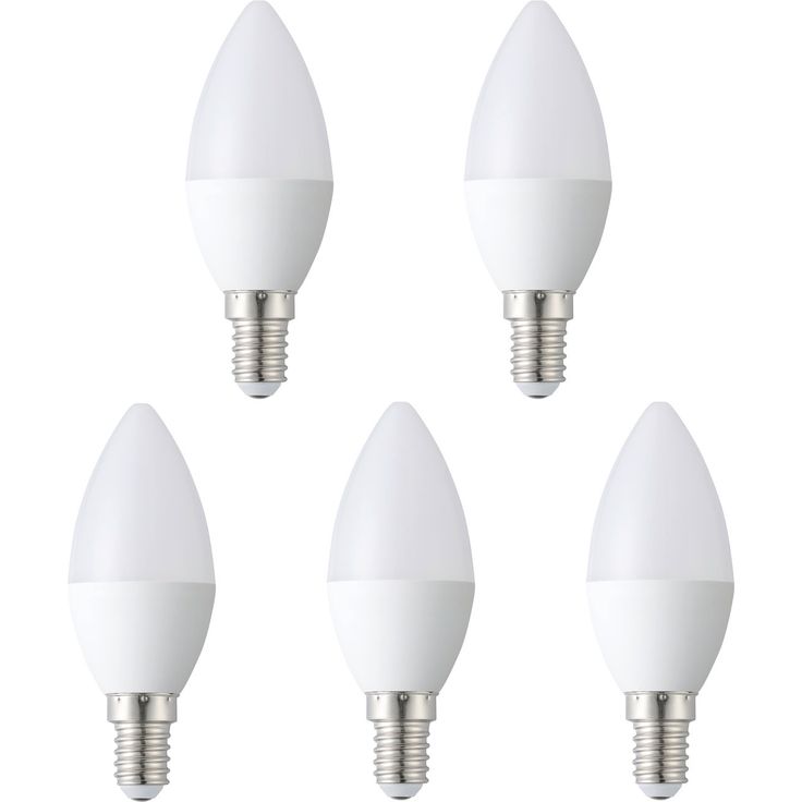 LED-polttimo Eglo E14 C37 4.9W 2700K 470lm opaali, 5kpl/pkt