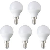 LED-polttimo Eglo E14 G45 4.9W 2700K 470lm opaali, 5kpl/pkt