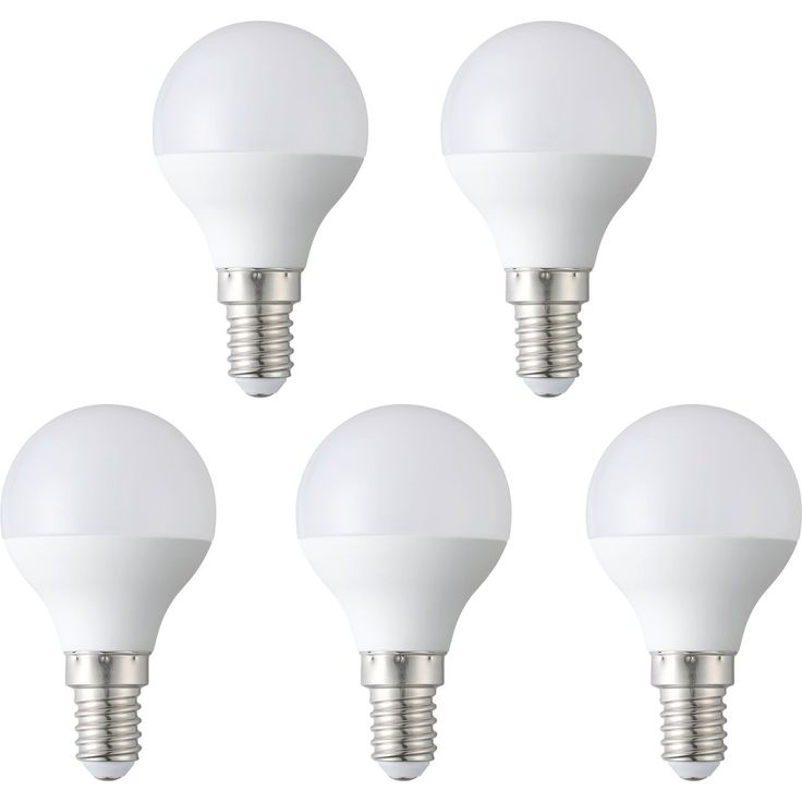 LED-polttimo Eglo E14 G45 4.9W 2700K 470lm opaali, 5kpl/pkt