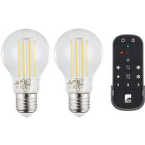 Aloituspakkaus Eglo connect.z Zigbee led E27 A60 806lm 6W 2kpl + kaukosäädin