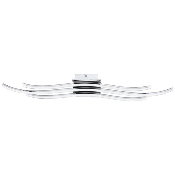 LED-plafondi Eglo Roncade, 26W, 130x45x650mm, IP20, kromi/valkoinen