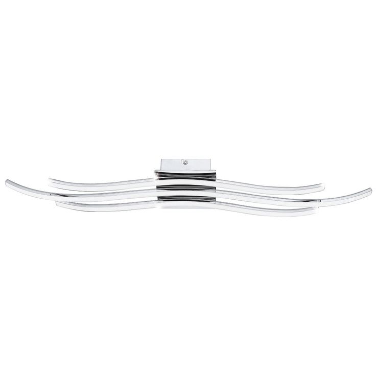 LED-plafondi Eglo Roncade, 26W, 130x45x650mm, IP20, kromi/valkoinen