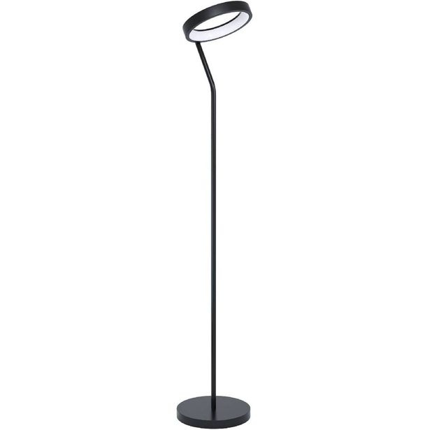 LED-lattiavalaisin Eglo Marghera-C, musta