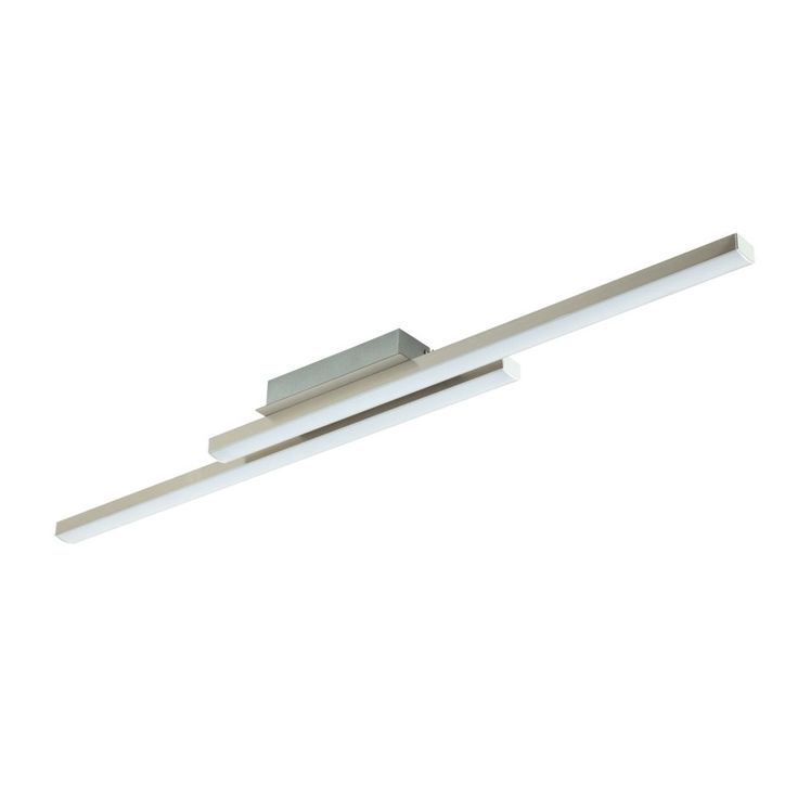 LED-kattovalaisin Eglo Crosslink Fraioli-C, 2x17W, 1055x120x65mm, IP20, harjattu teräs/valkoinen