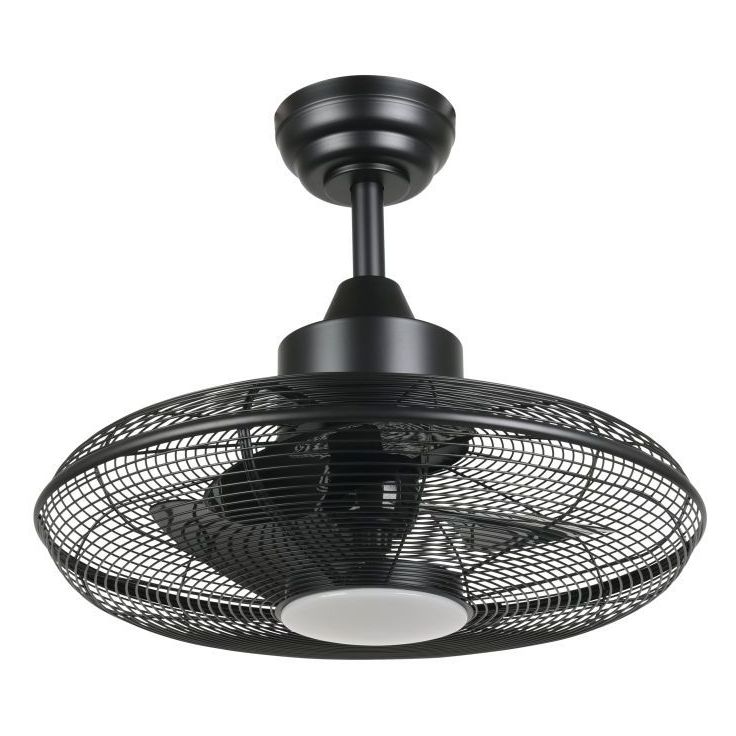 LED-tuuletinvalaisin Eglo Igeldo, musta
