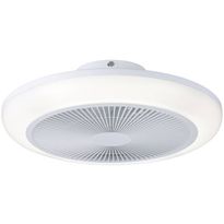 Tuuletinvalaisin Eglo Sayulita RGB Ø46cm, 2700-6500K, IP20, valkoinen/harmaa, Verkkokaupan poistotuote