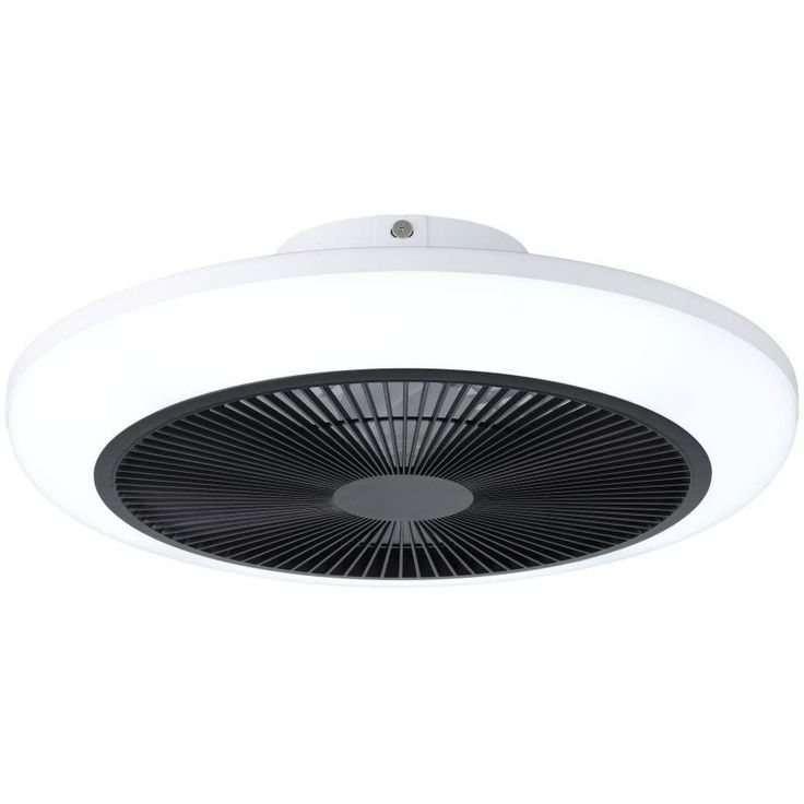 Tuuletinvalaisin Eglo Sayulita Ø46cm, 2700-6500K, IP20, valkoinen/musta