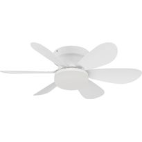 Tuuletinvalaisin Eglo Clovelly Ø52cm 15W LED CCT IP20 kaukosäädin valkoinen