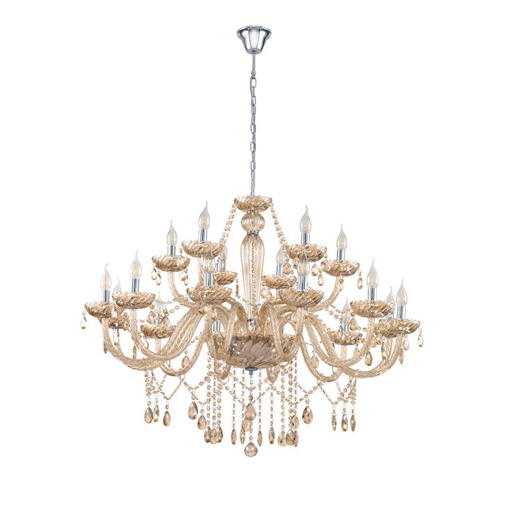 Riippuvalaisin Eglo Basilano, 18x40W, Ø1000x1500mm, E14, IP20, kromi/ruskea