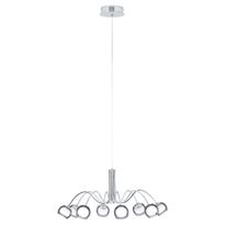 LED-riippuvalaisin Eglo Malagon, Ø800mm, 8-osainen, kromi 39149
