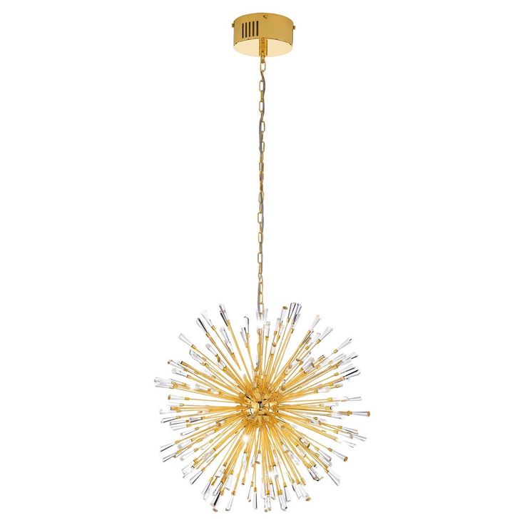 LED-riippuvalaisin Eglo Vivaldo 1, Ø680mm, 21-osainen, kulta, kristalli 39255