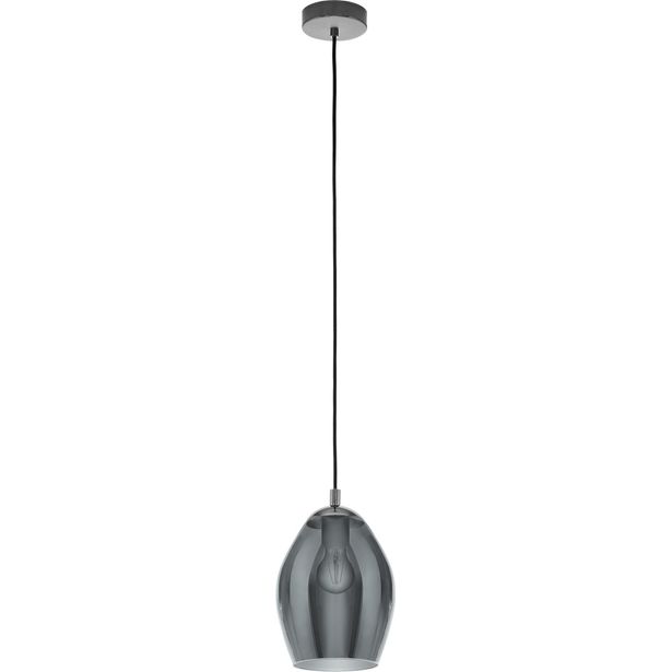 Riippuvalaisin Eglo Crystal&Design Estanys, savunharmaa