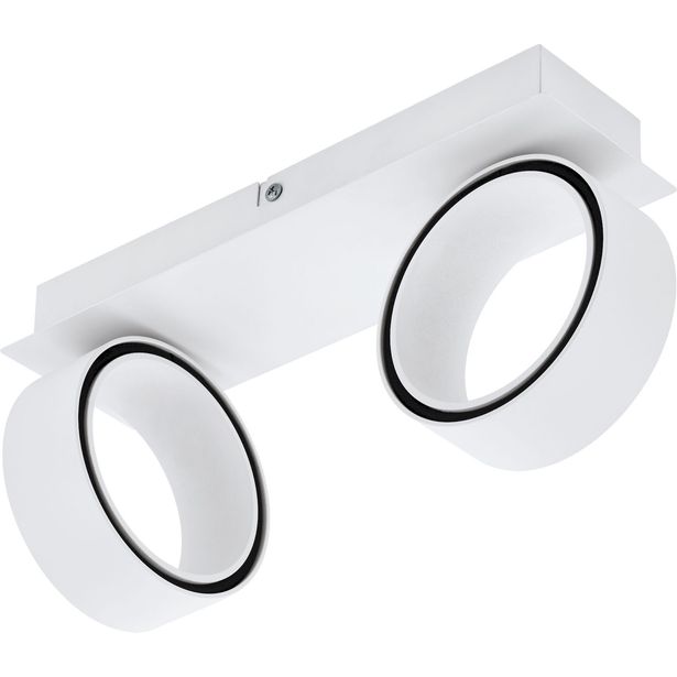LED-seinävalaisin Eglo Crystal&Design Albariza, 2-osainen, valkoinen