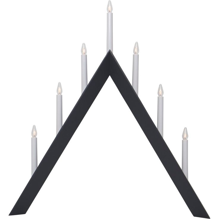 Kynttelikkö Eglo Arrow 7xE10 3W IP20 grafiitti
