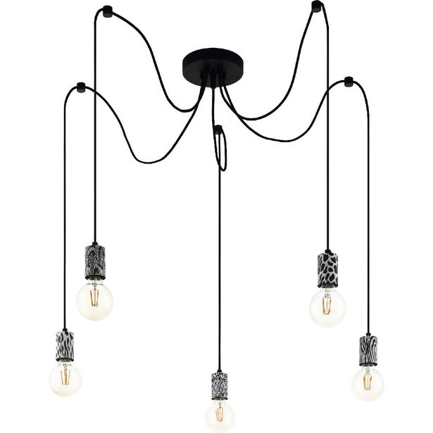 Riippuvalaisin Eglo Vintage Coulsdon, Ø145mm, musta