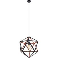 Riippuvalaisin Eglo Vintage Embleton 1, Ø460mm, musta