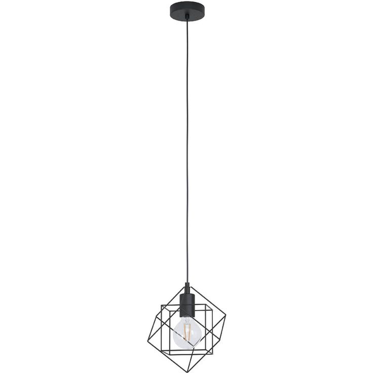 Riippuvalaisin Eglo Straiton, Ø24cm, musta