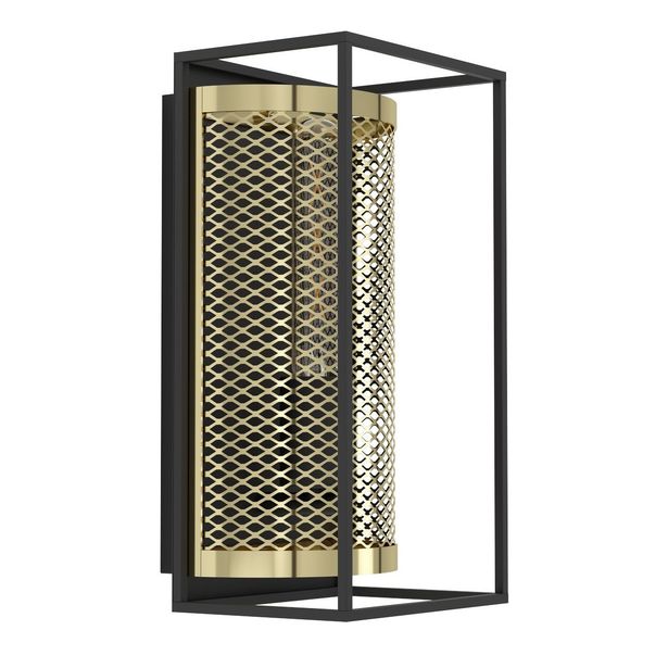 Seinävalaisin Eglo Nohales, E27, 40W, IP20, messinki/musta