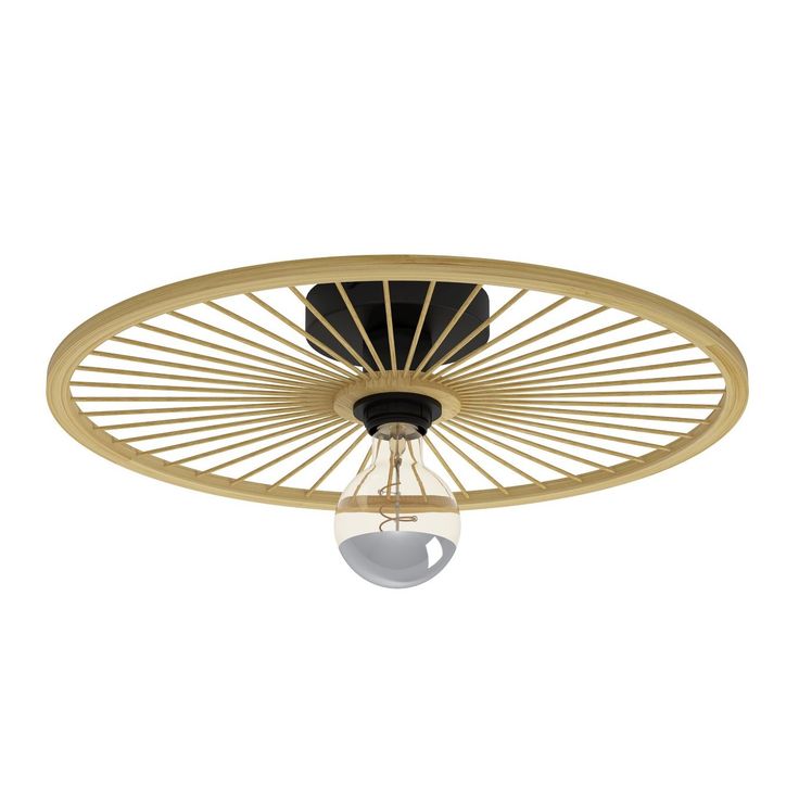 Kattovalaisin Eglo Leominster, Ø45cm, E27, 40W, IP20, bambu