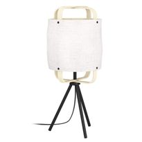 Pöytävalaisin Eglo Surfleet, Ø51.5cm, E27, 40W, IP20, valkoinen/puu