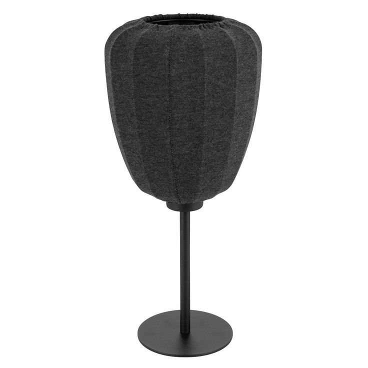 Pöytävalaisin Eglo Barlaston, Ø39cm, E27, 40W, IP20, musta/harmaa
