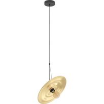 Riippuvalaisin Eglo Lintmill Ø40cm musta/messinki