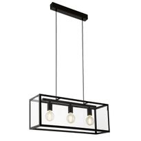 Riippuvalaisin Eglo Vintage Charterhouse, 3x60W, 730x1100x200mm, E27, IP20, musta