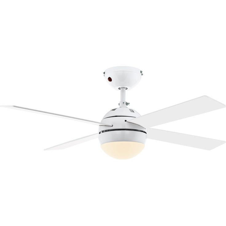 Tuuletinvalaisin Eglo Losciale 4.9W E27 G45 LED IP20 valkoinen/puu